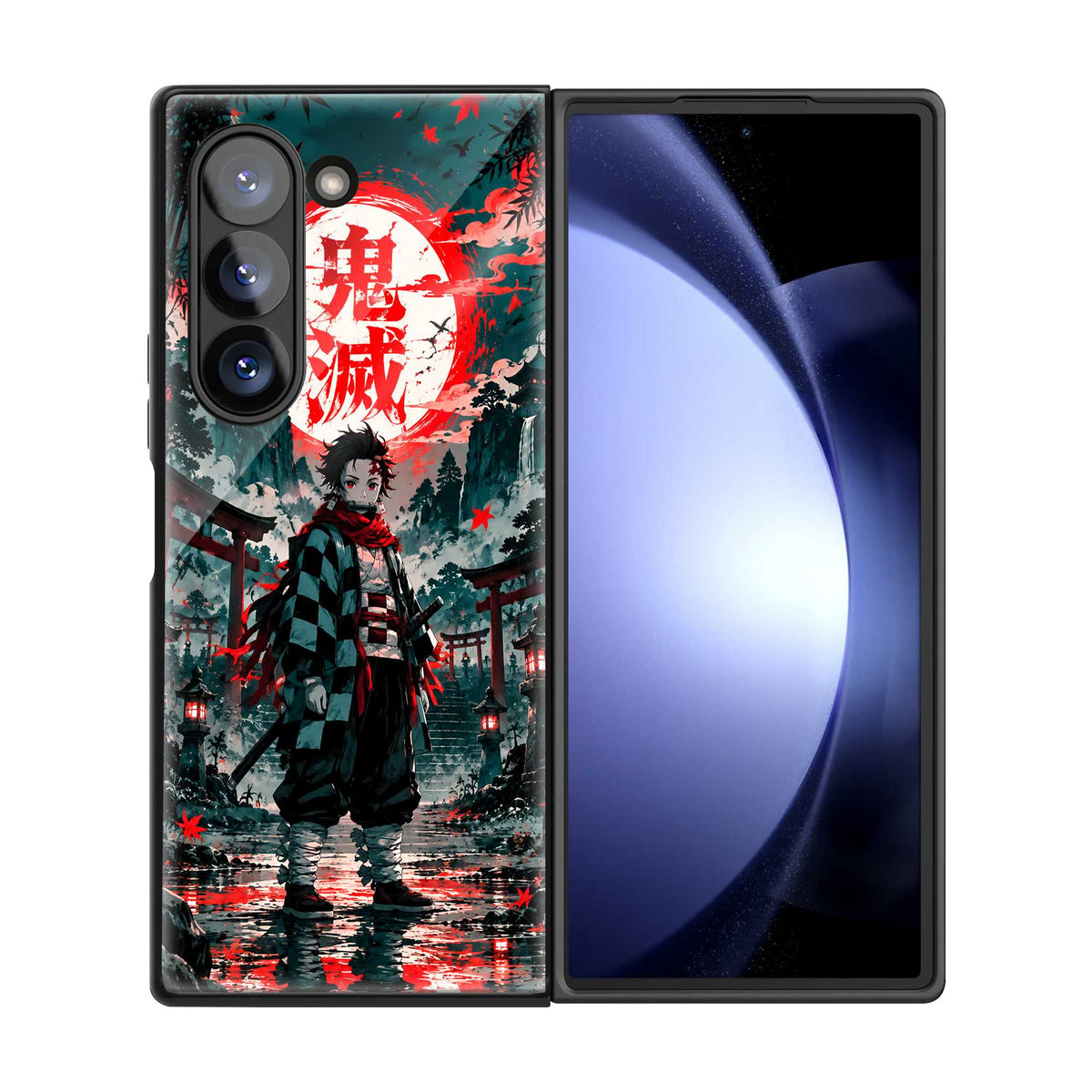 Scarlet Assassin Samsung Z Fold Glass Case