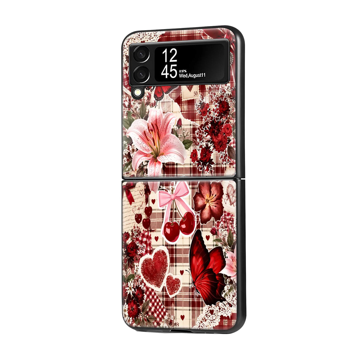 Scarlet Garden Samsung Z Flip Glass Case