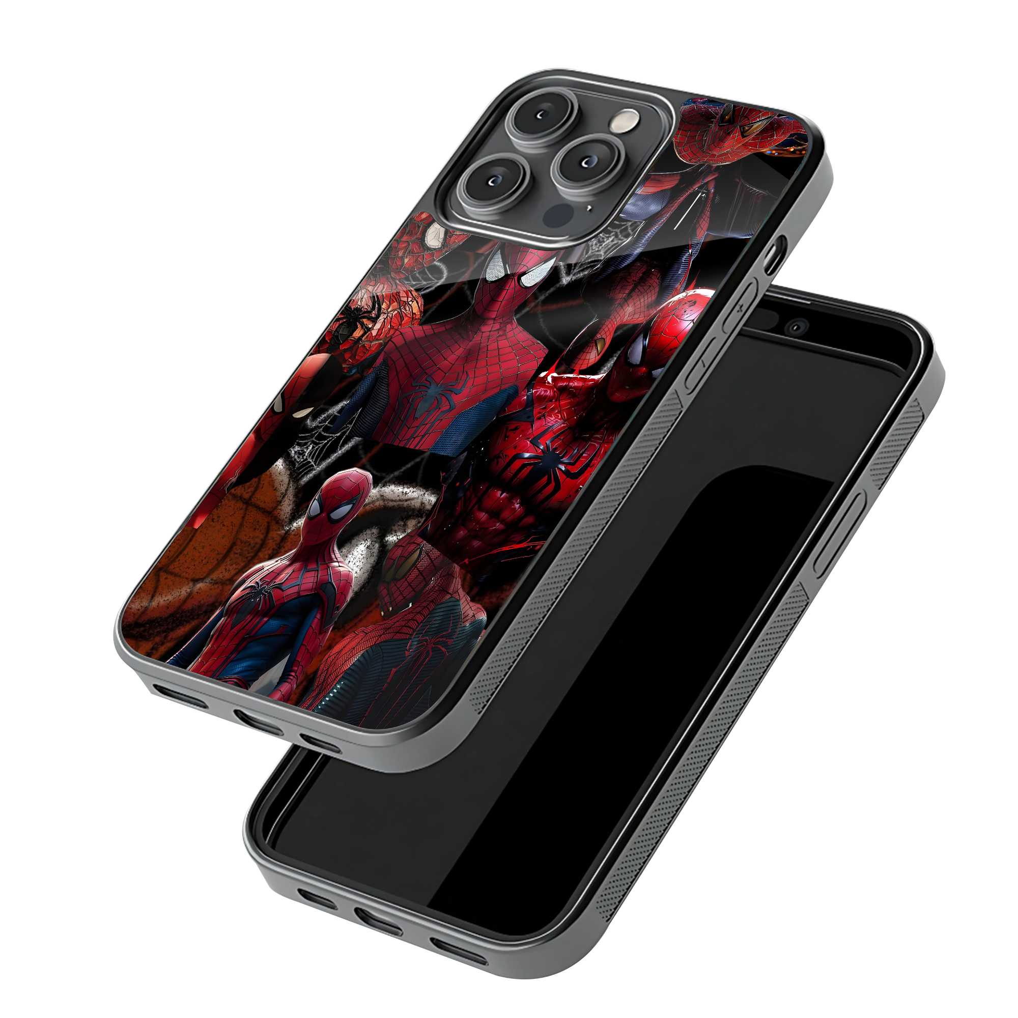 Scarlet Grid Glass Case