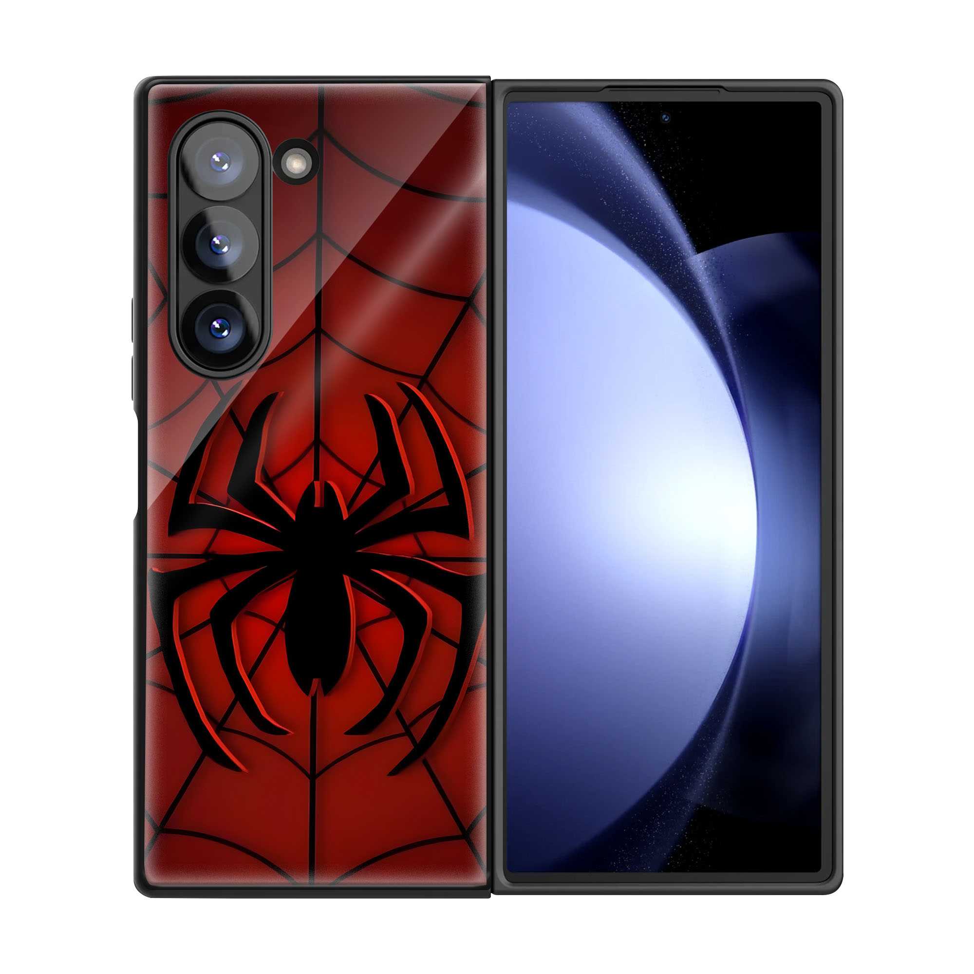 Scarlet Pattern Samsung Z Fold Glass Case