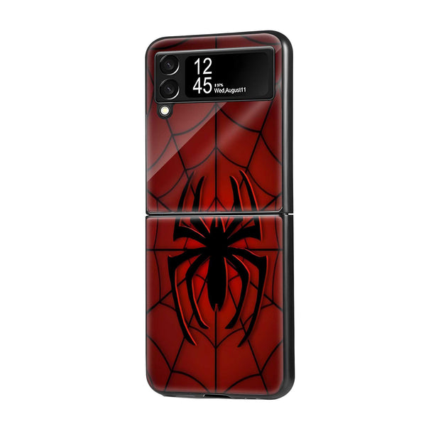 Scarlet Pattern Samsung Z Flip Glass Case