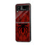 Scarlet Pattern Samsung Z Flip Glass Case