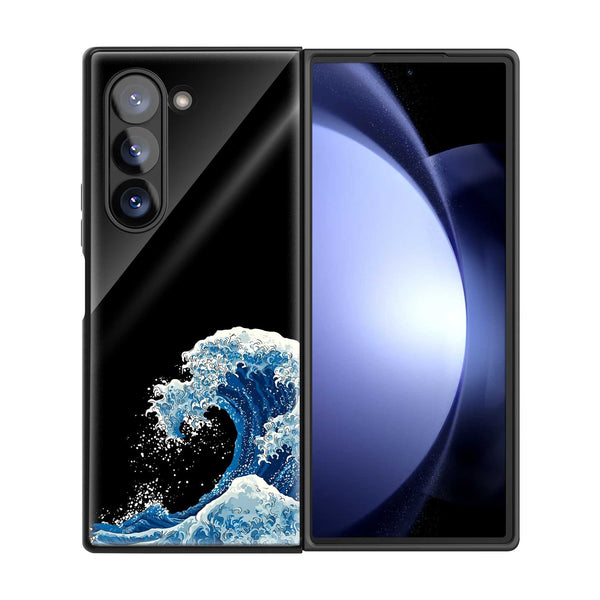 Sea Motion Samsung Z Fold Glass Case