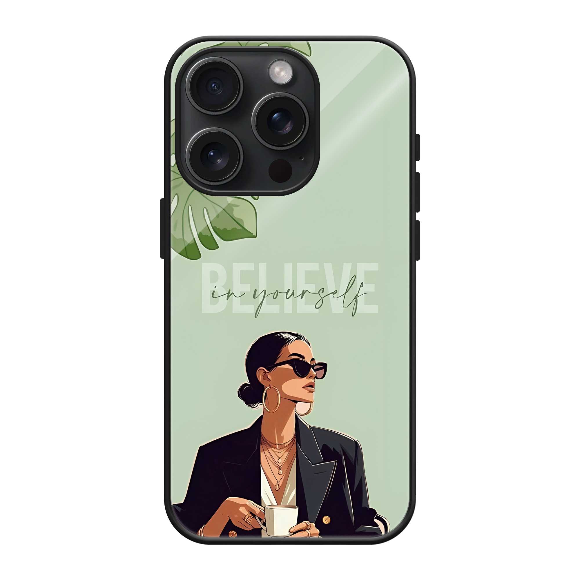 Self Belief Glass Case