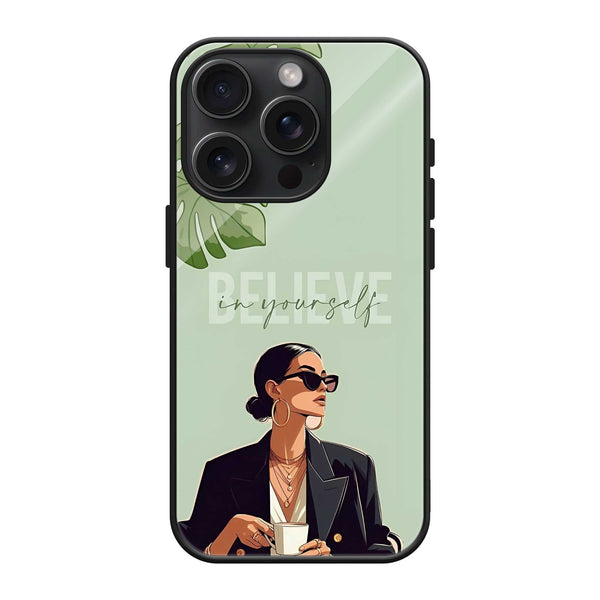 Self Belief Glass Case