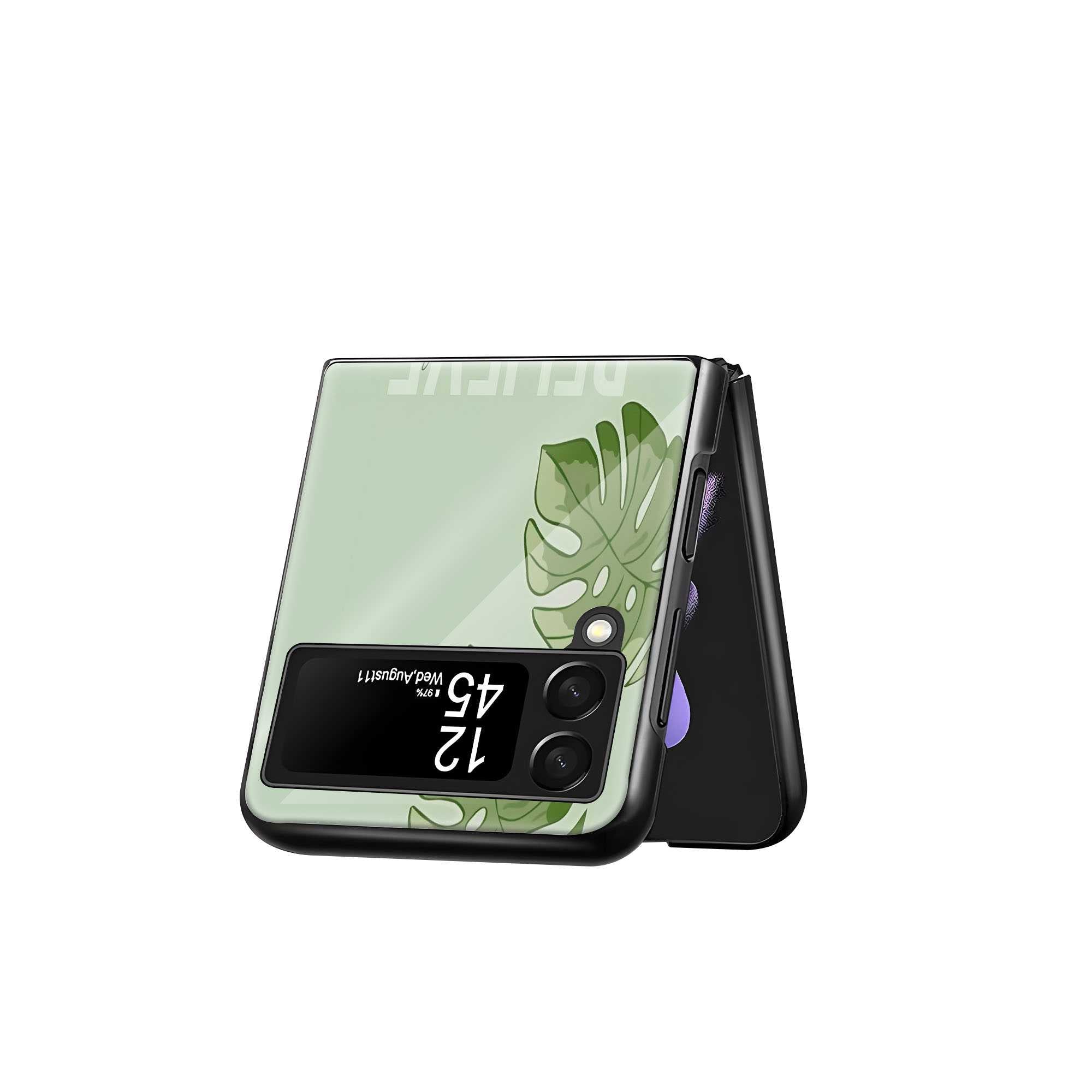Self Belief Samsung Z Flip Glass Case