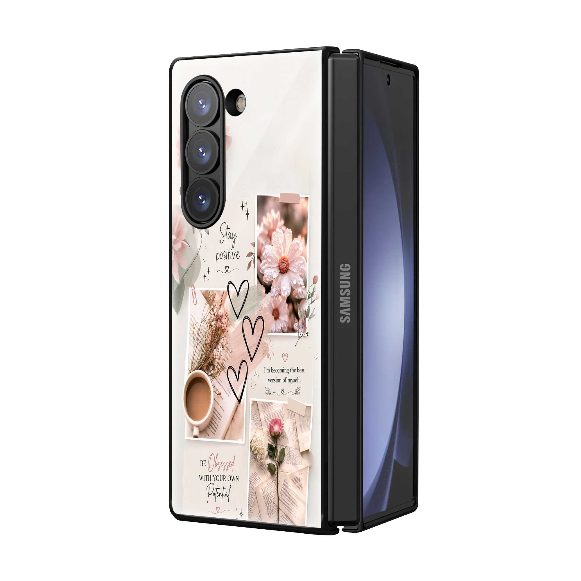 Self Love Chronicles Samsung Z Fold Glass Case Secondary image