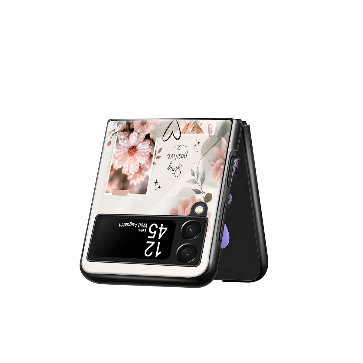 Self Love Chronicles Samsung Z Flip Glass Case