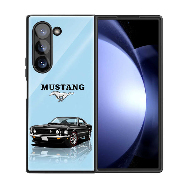 Shadow Horse Samsung Z Fold Glass Case