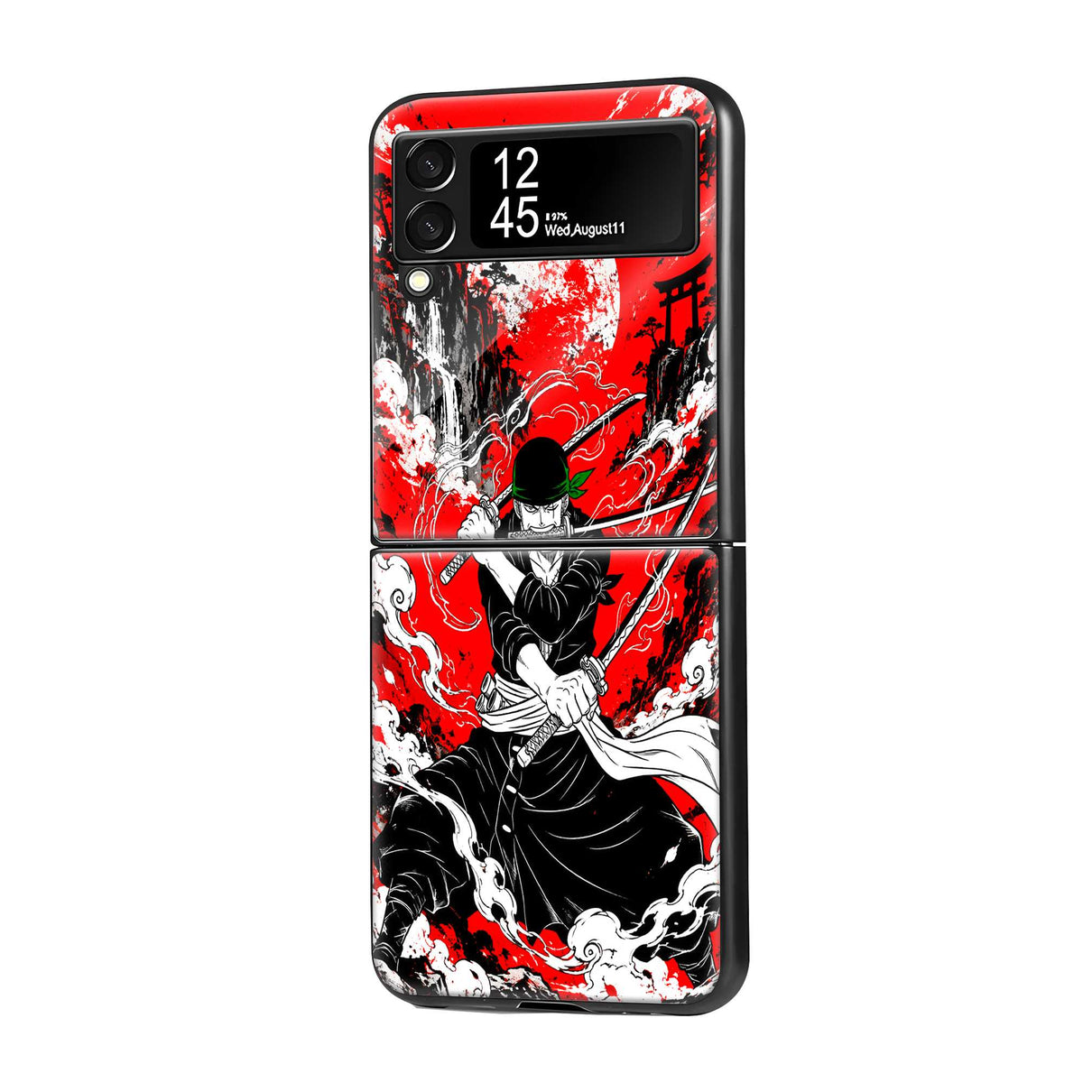 Shadow Itachi Samsung Z Flip Glass Case