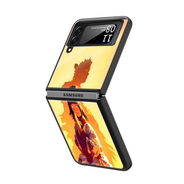 Shadow & Light Samsung Z Flip Glass Case