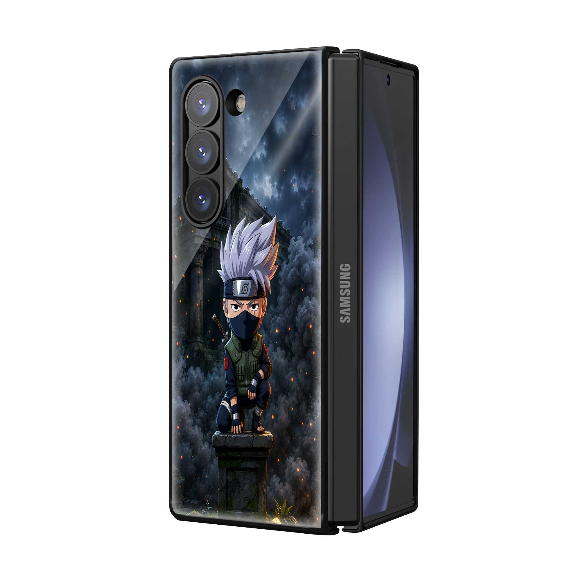 Shadow Ninja  Samsung Z Fold Glass Case