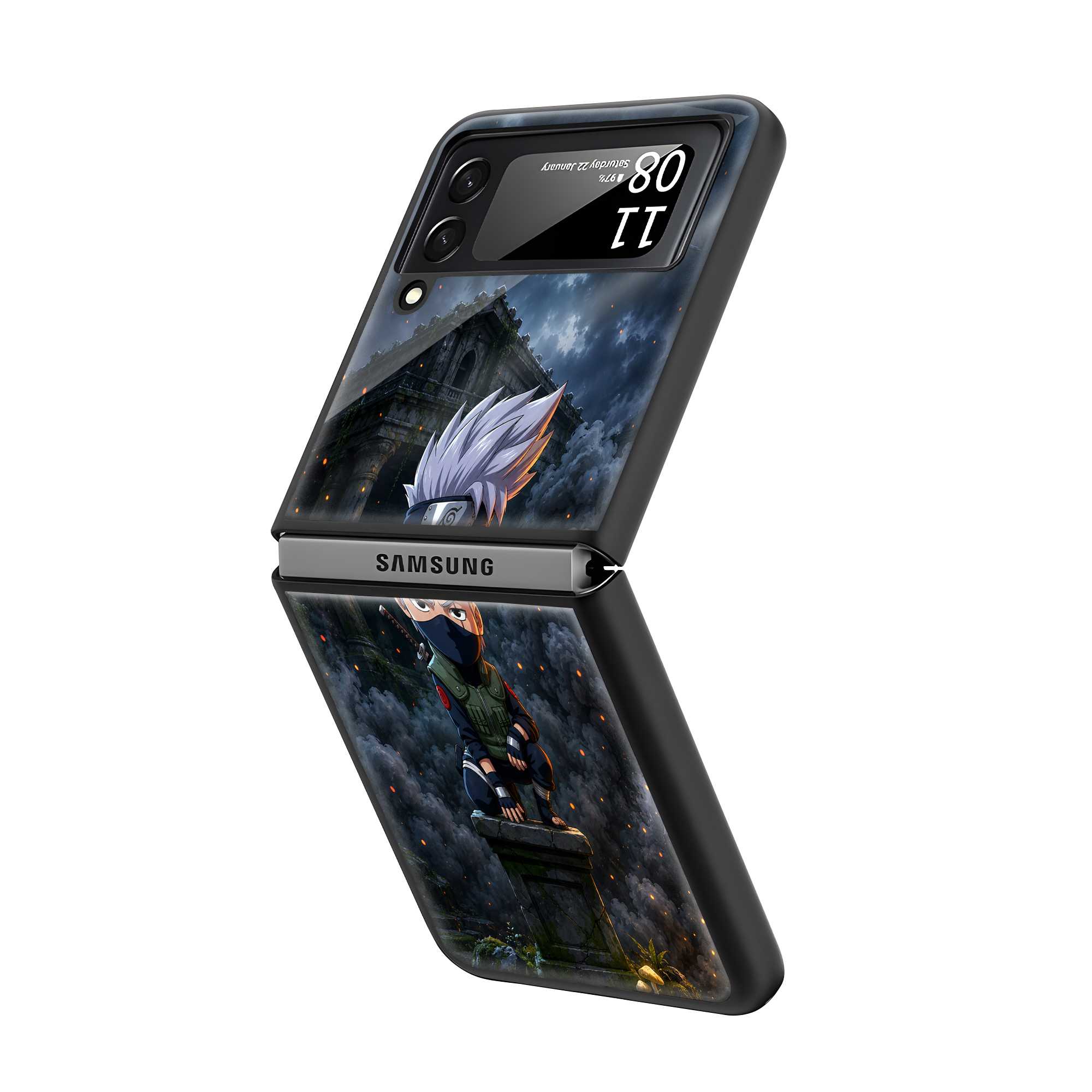 Shadow Ninja Samsung Z Flip Glass Case