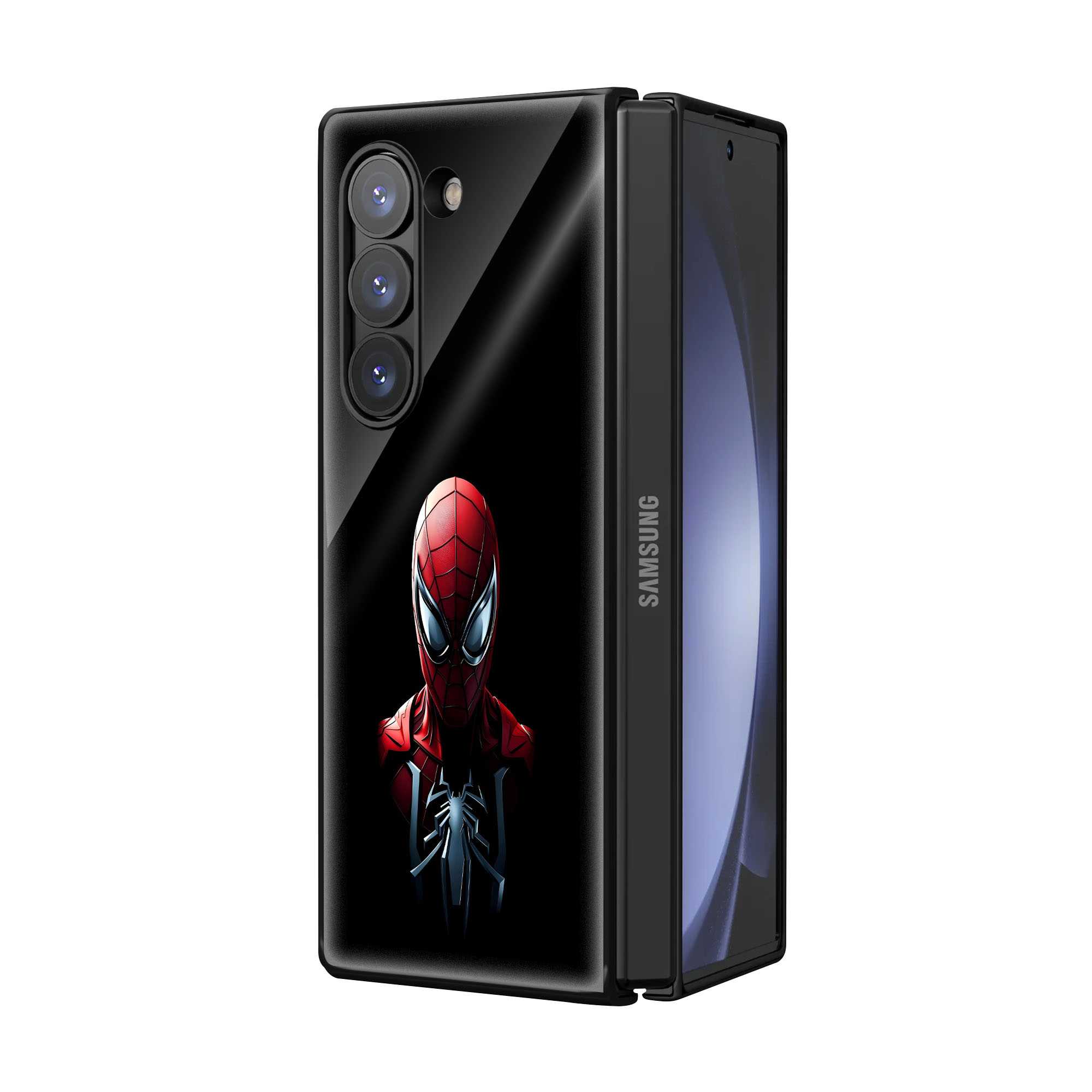 Shadow Spider Samsung Z Fold Glass Case