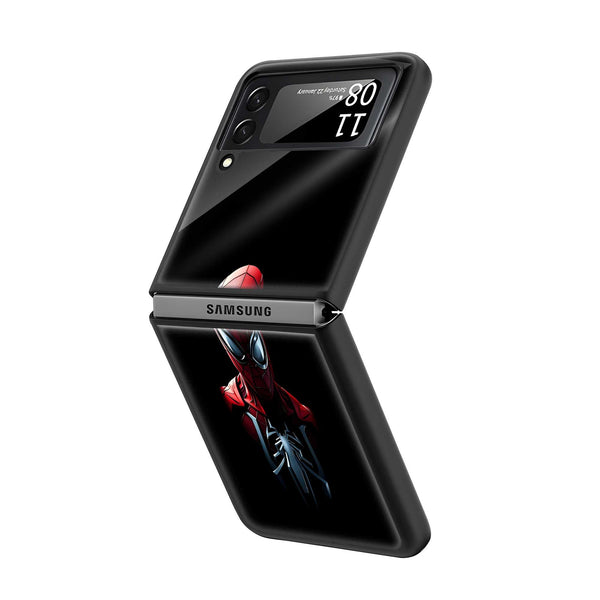 Shadow Spider Samsung Z Flip Glass Case