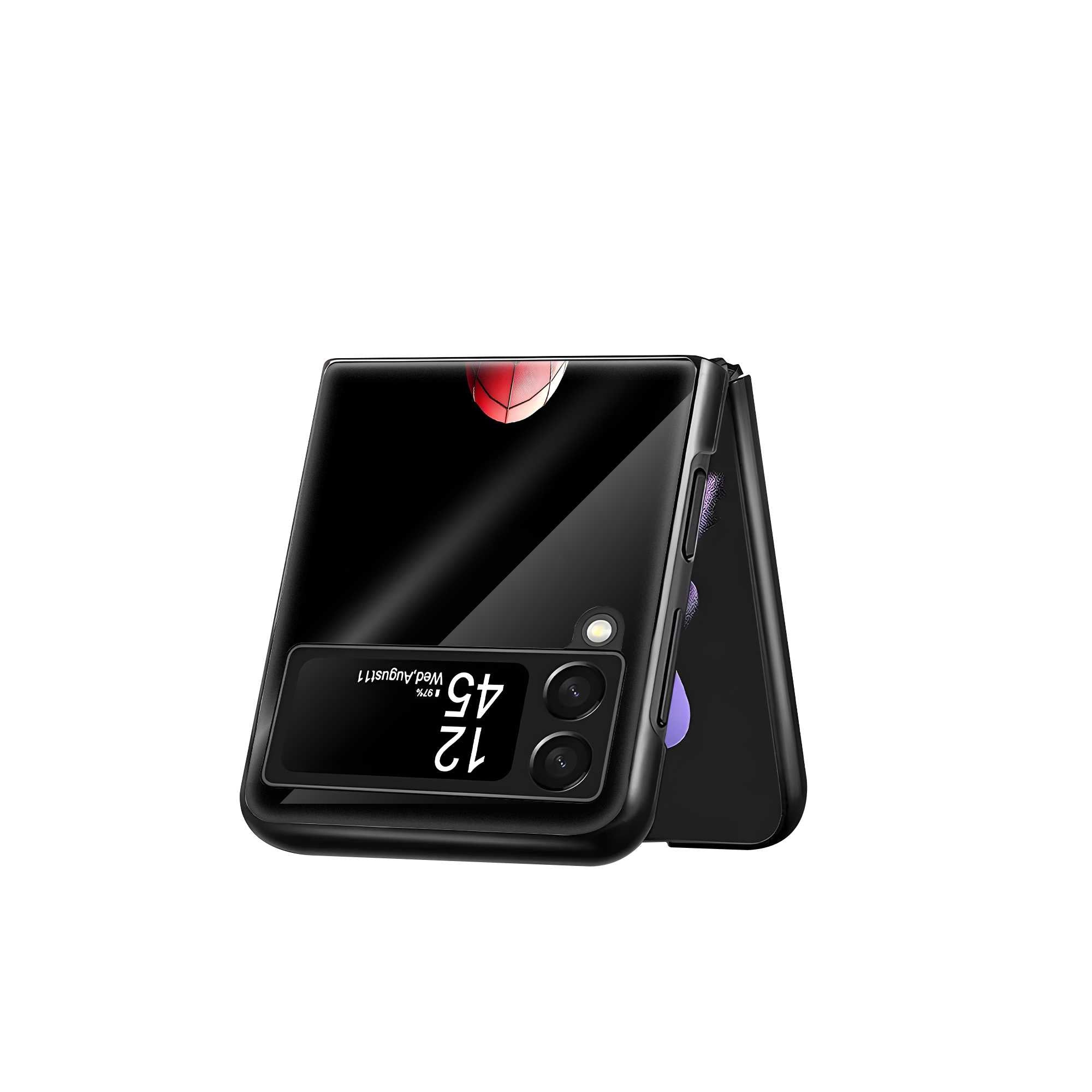 Shadow Spider Samsung Z Flip Glass Case