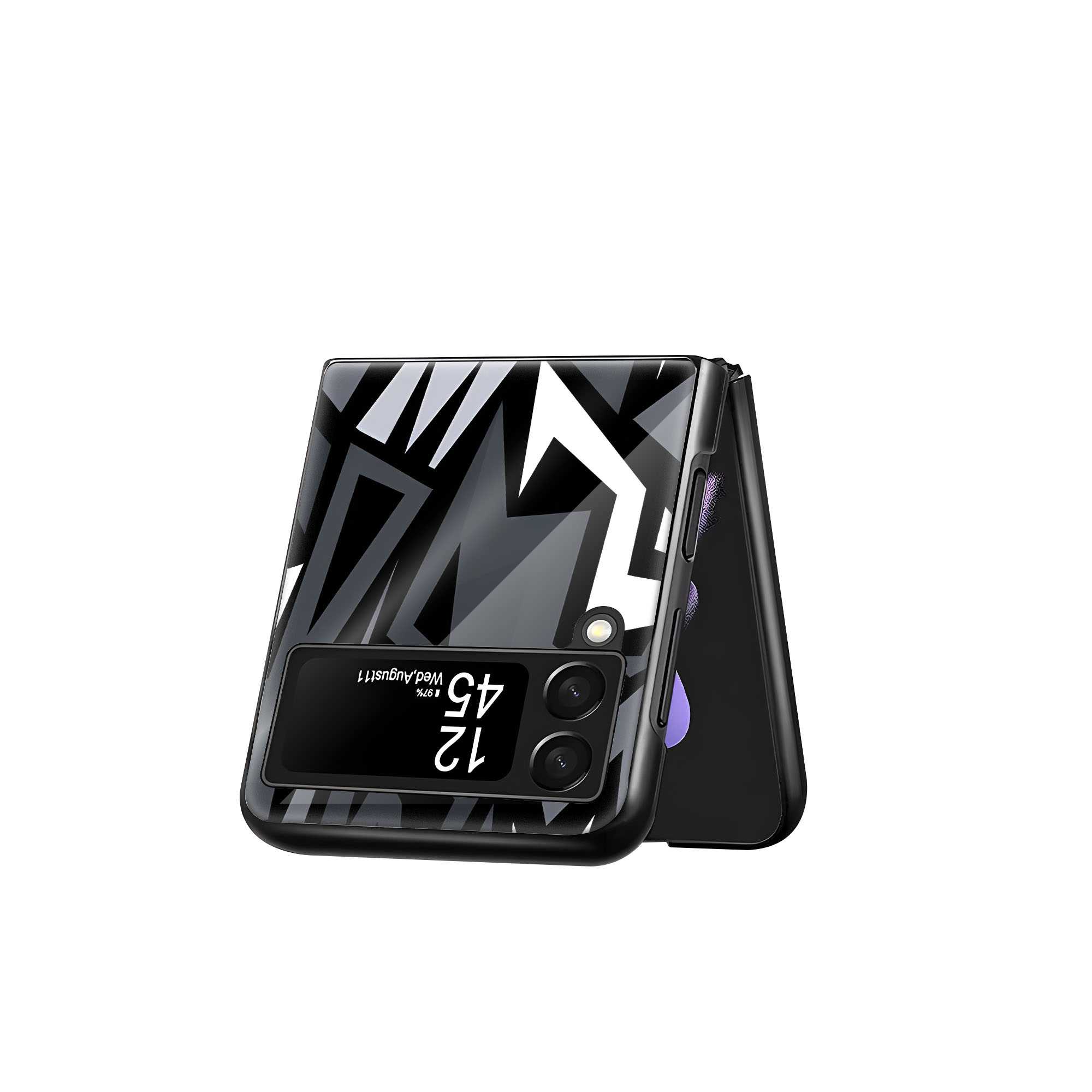 Sharp Shift Samsung Z Flip Glass Case