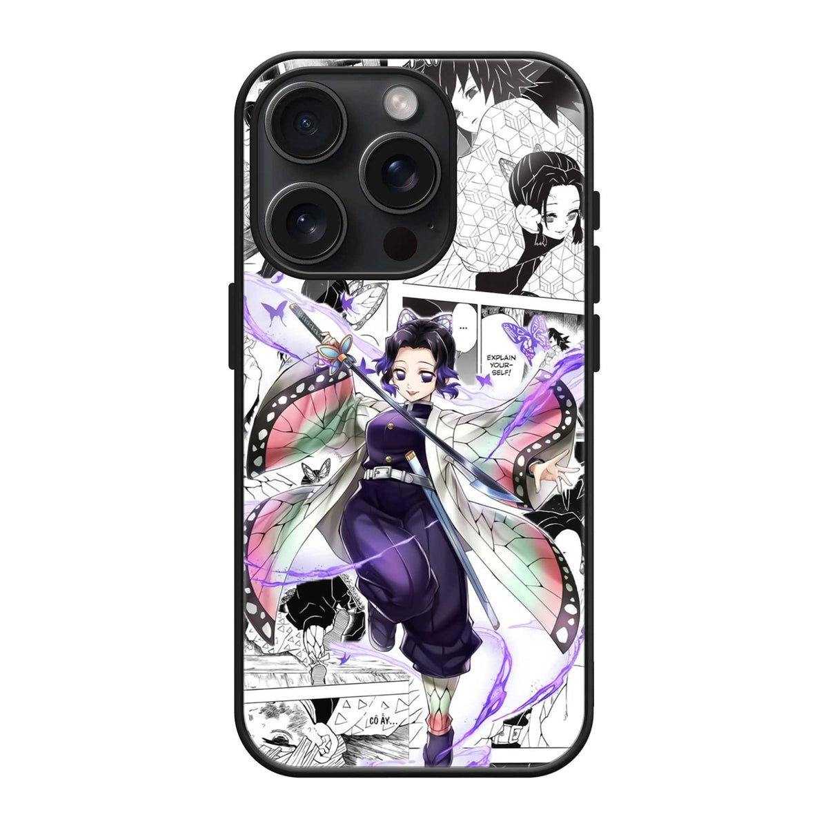 Shinobu Butterfly Aura Glass Case Main image