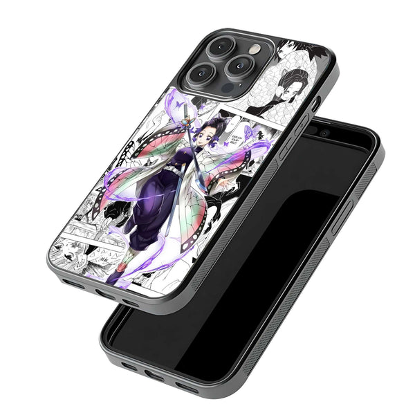 Shinobu Butterfly Aura Glass Case