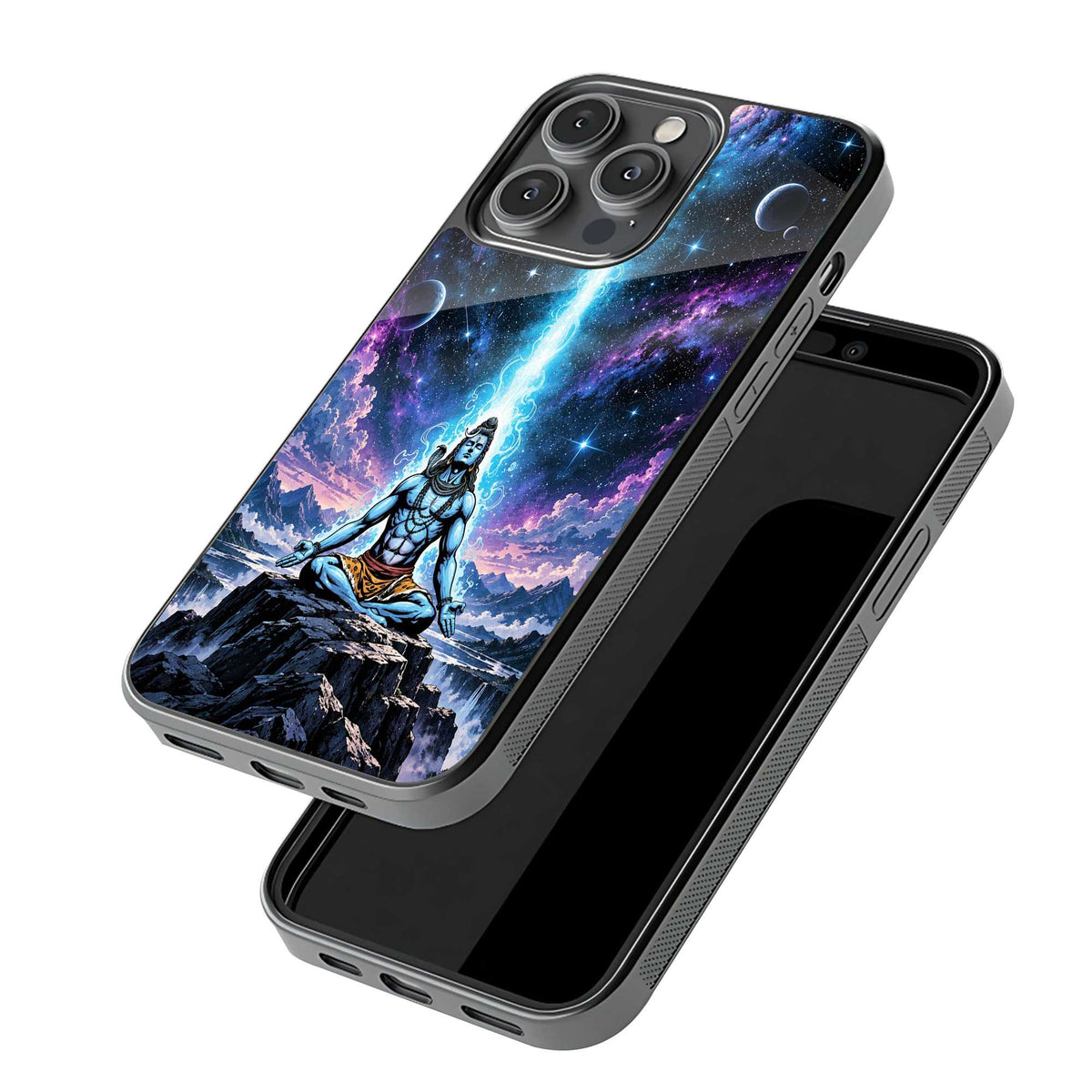 Shiva Cosmic Energy Glass Case