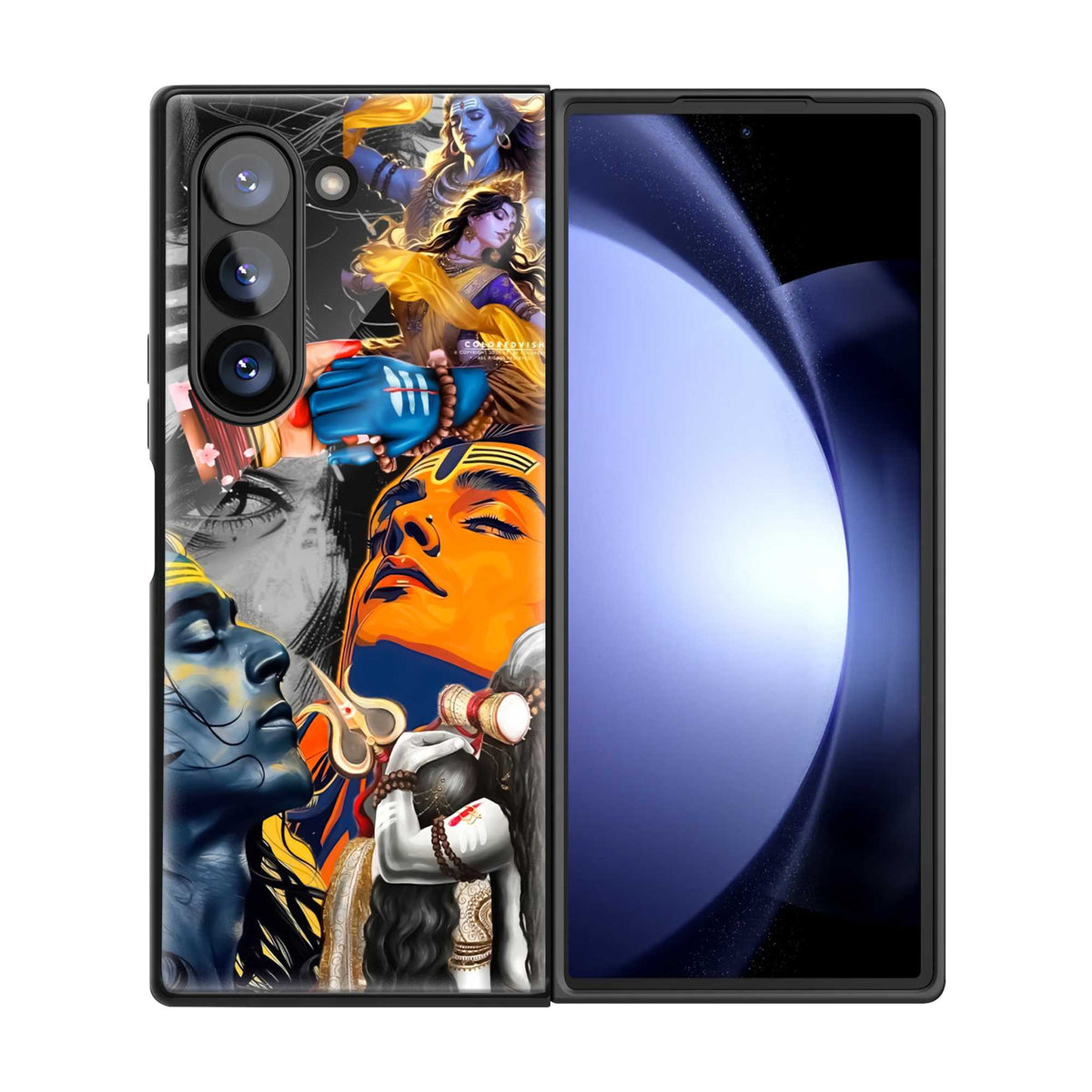 Shiva Divine Samsung Z Fold Glass Case