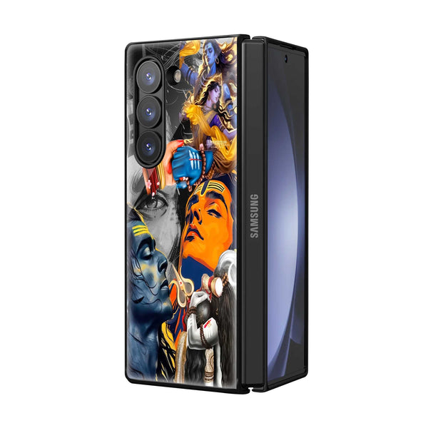 Shiva Divine Samsung Z Fold Glass Case