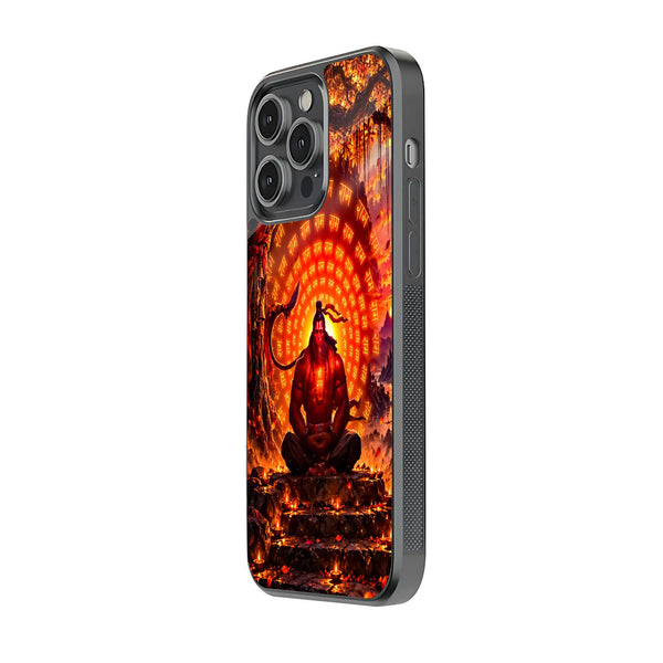 Shiva Sunset Meditation Glass Case