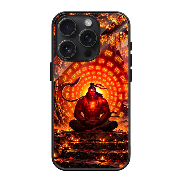 Shiva Sunset Meditation Glass Case