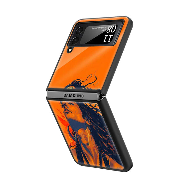 Shiva Samsung Z Flip Glass Case