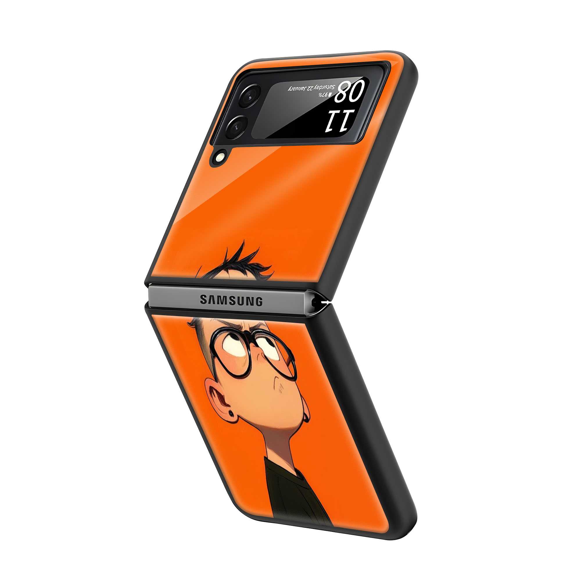 Side Eye Samsung Z Flip Glass Case