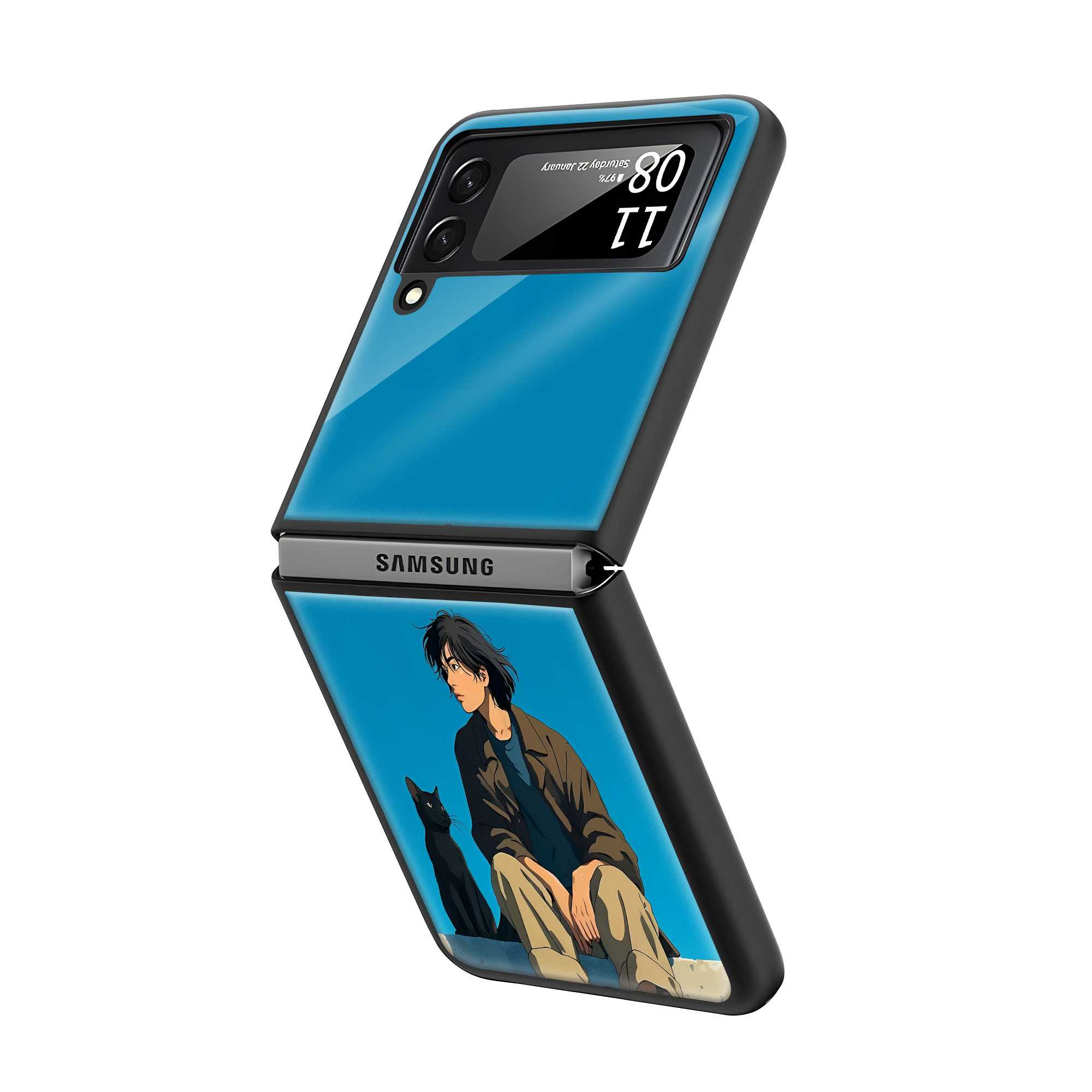 Silent Bond Samsung Z Flip Glass Case