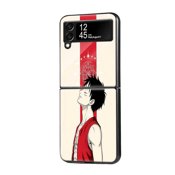 Silent Captain Samsung Z Flip Glass Case