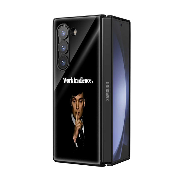 Silent Dominance Samsung Z Fold Glass Case