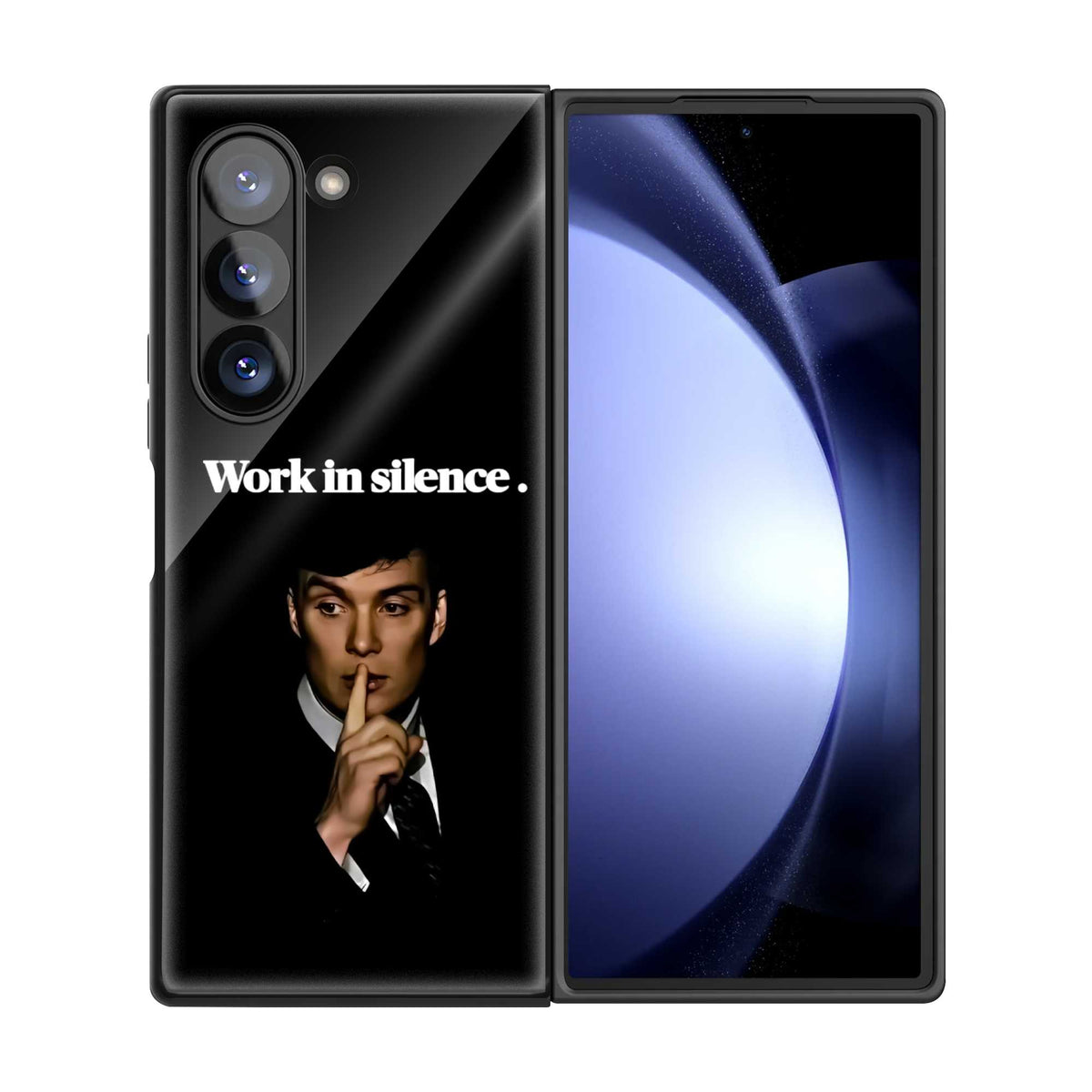 Silent Dominance Samsung Z Fold Glass Case