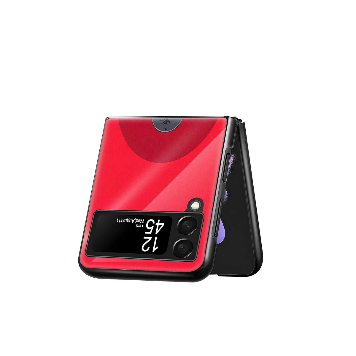 Silent Itachi Samsung Z Flip Glass Case