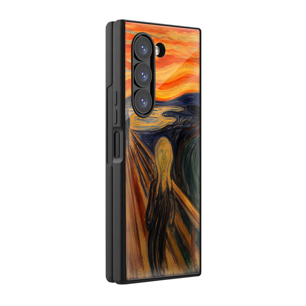 Silent Scream Samsung Z Fold Glass Case