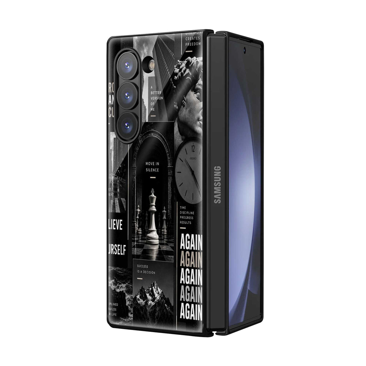 Silent Strategy Samsung Z Fold Glass Case