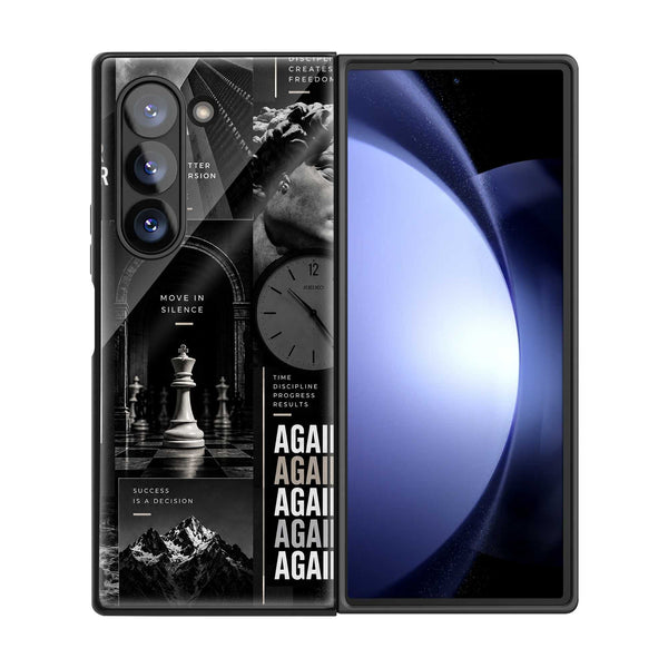 Silent Strategy Samsung Z Fold Glass Case