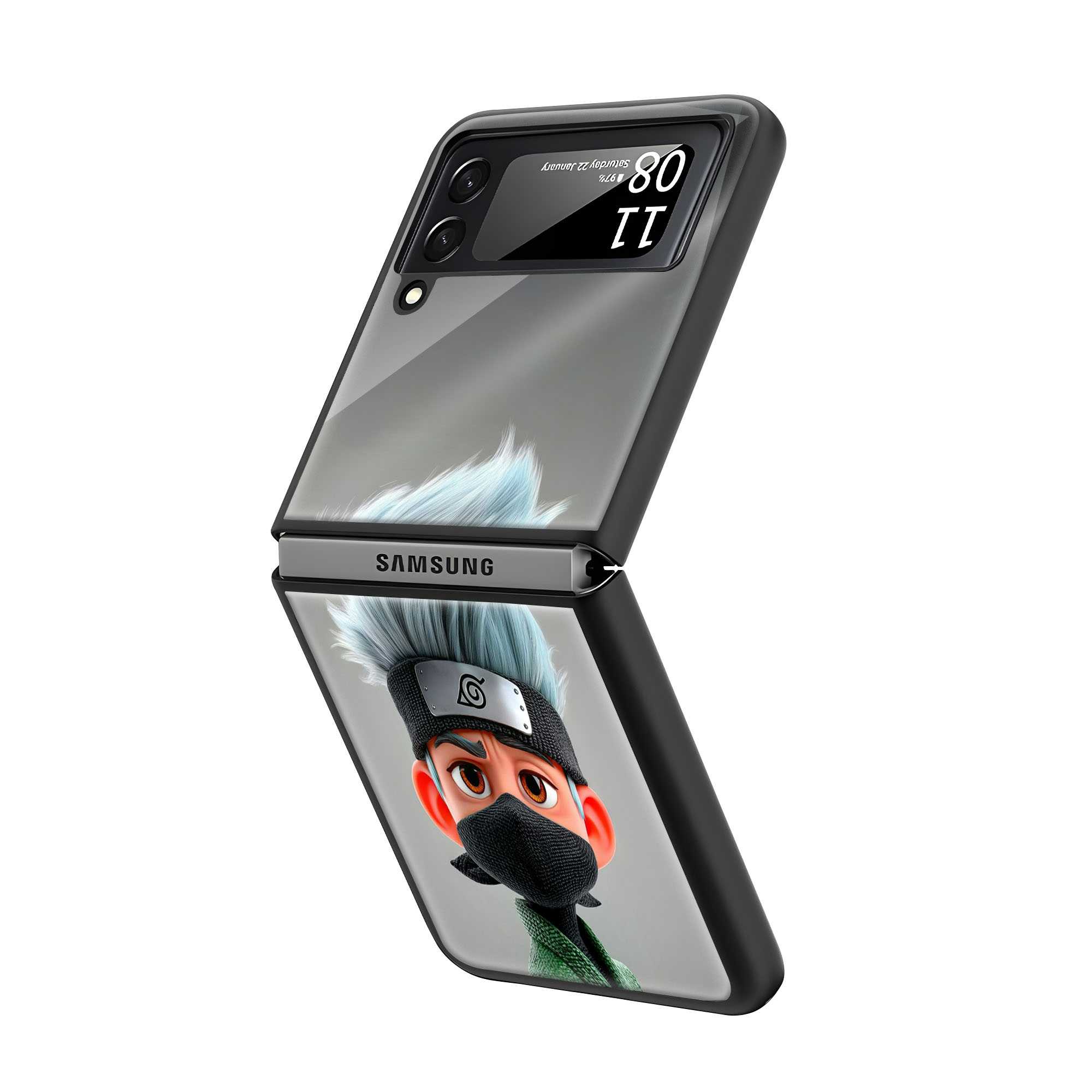 Silent Warrior Samsung Z Flip Glass Case Secondary image