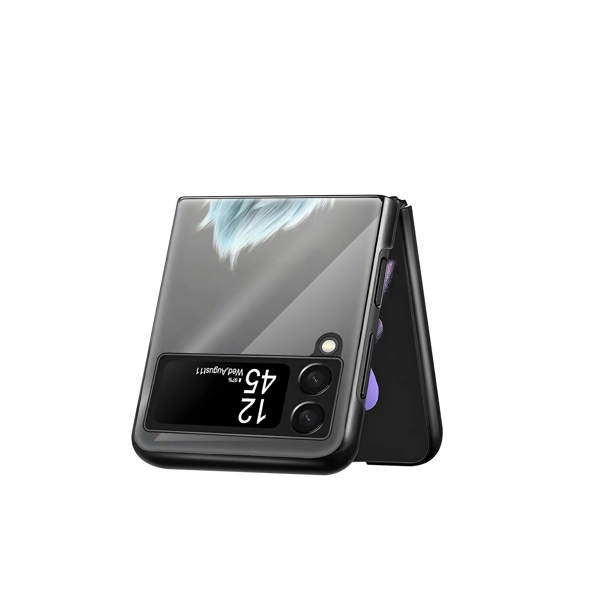 Silent Warrior Samsung Z Flip Glass Case