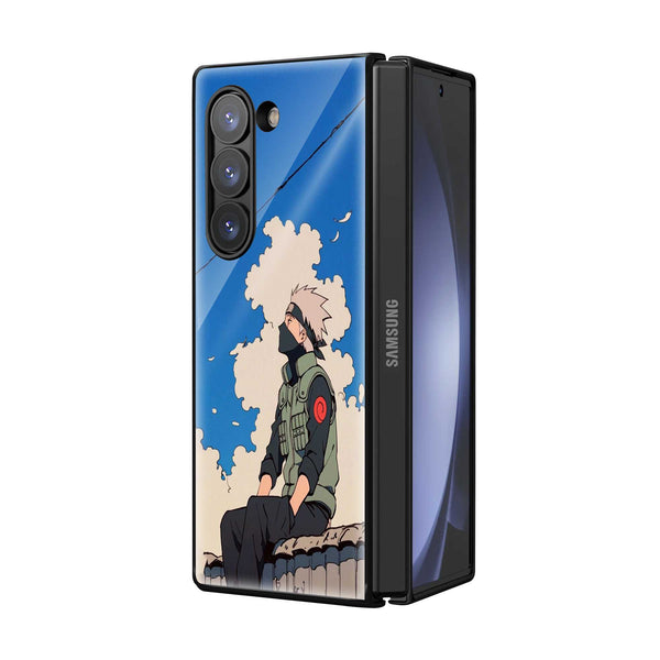 Sky of Silence Samsung Z Fold Glass Case