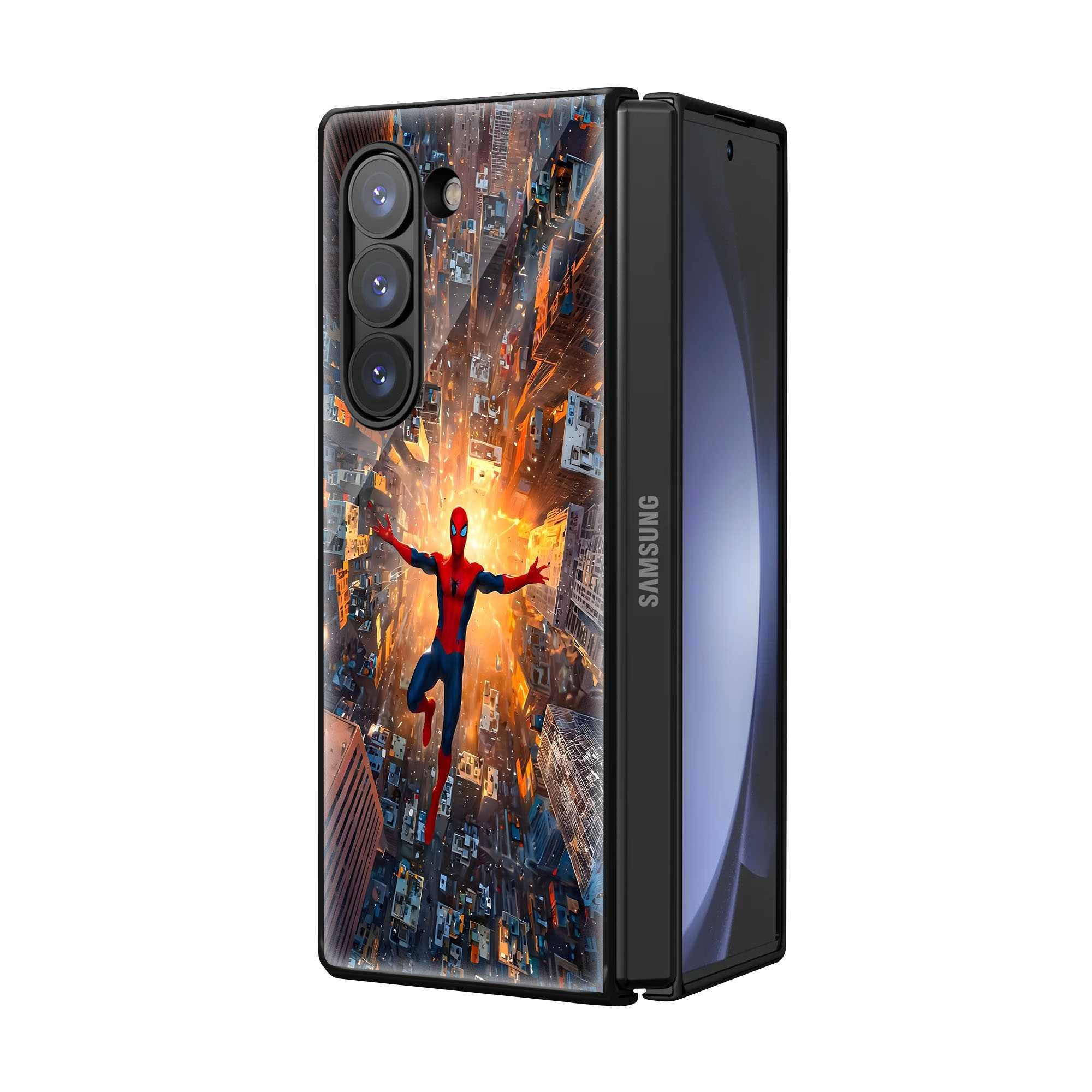 Skyline Slinger Samsung Z Fold Glass Case