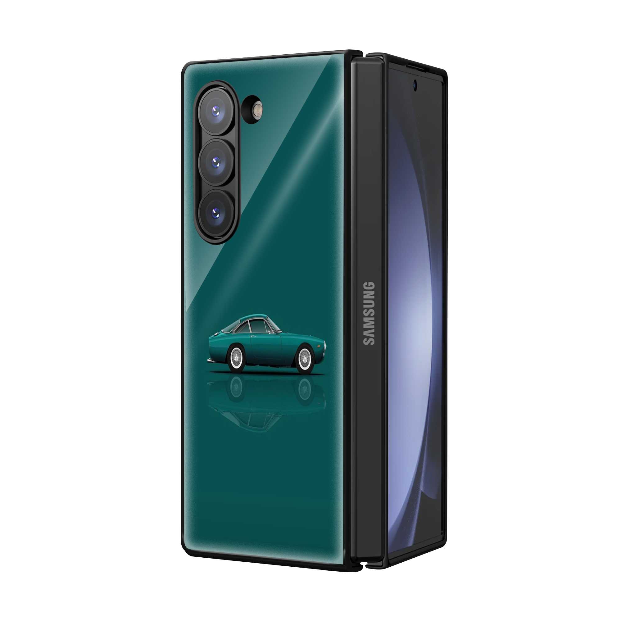 Sleek Sixity Samsung Z Fold Glass Case