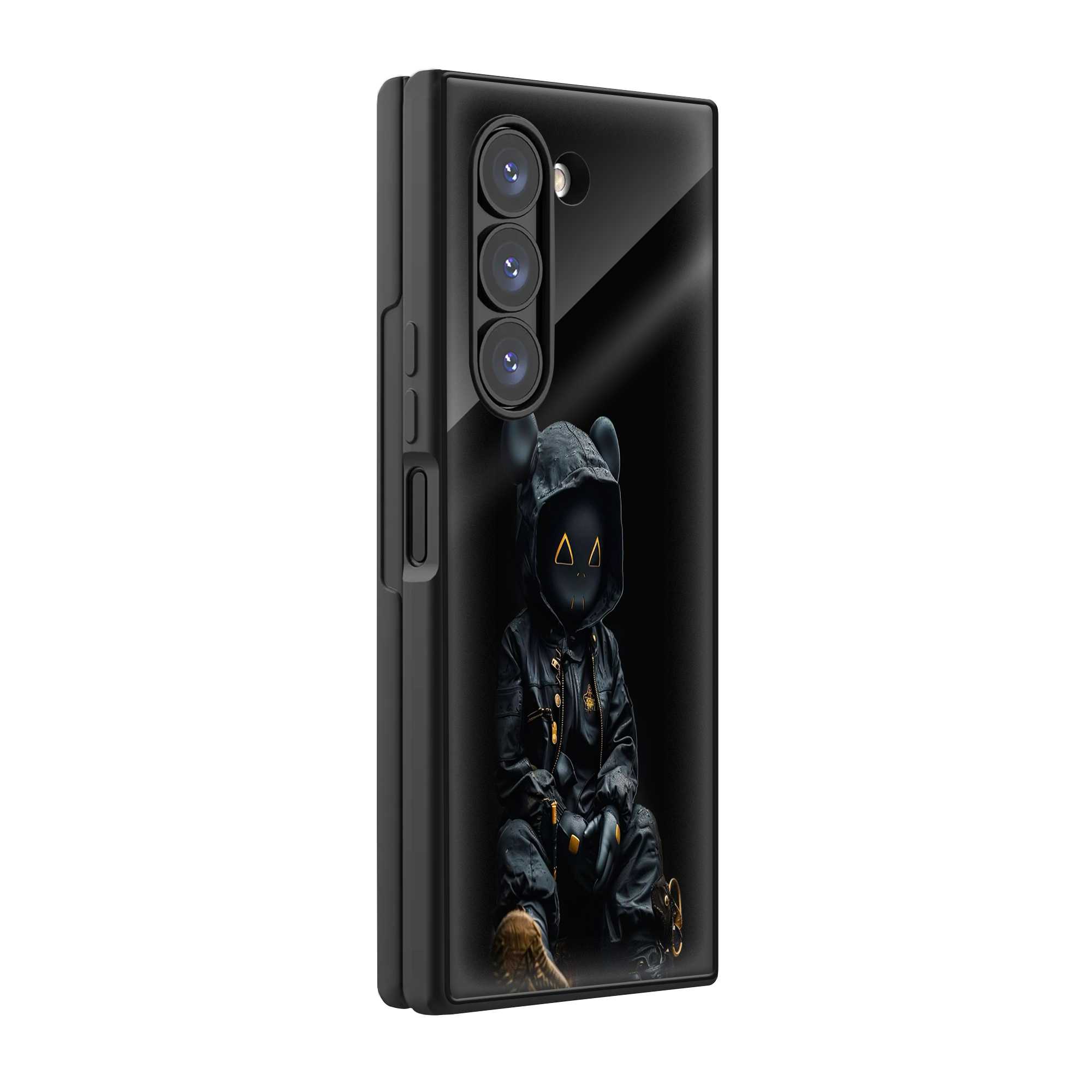 Small Boy Samsung Z Fold Glass Case