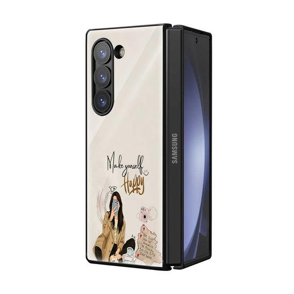 Smile First Samsung Z Fold Glass Case