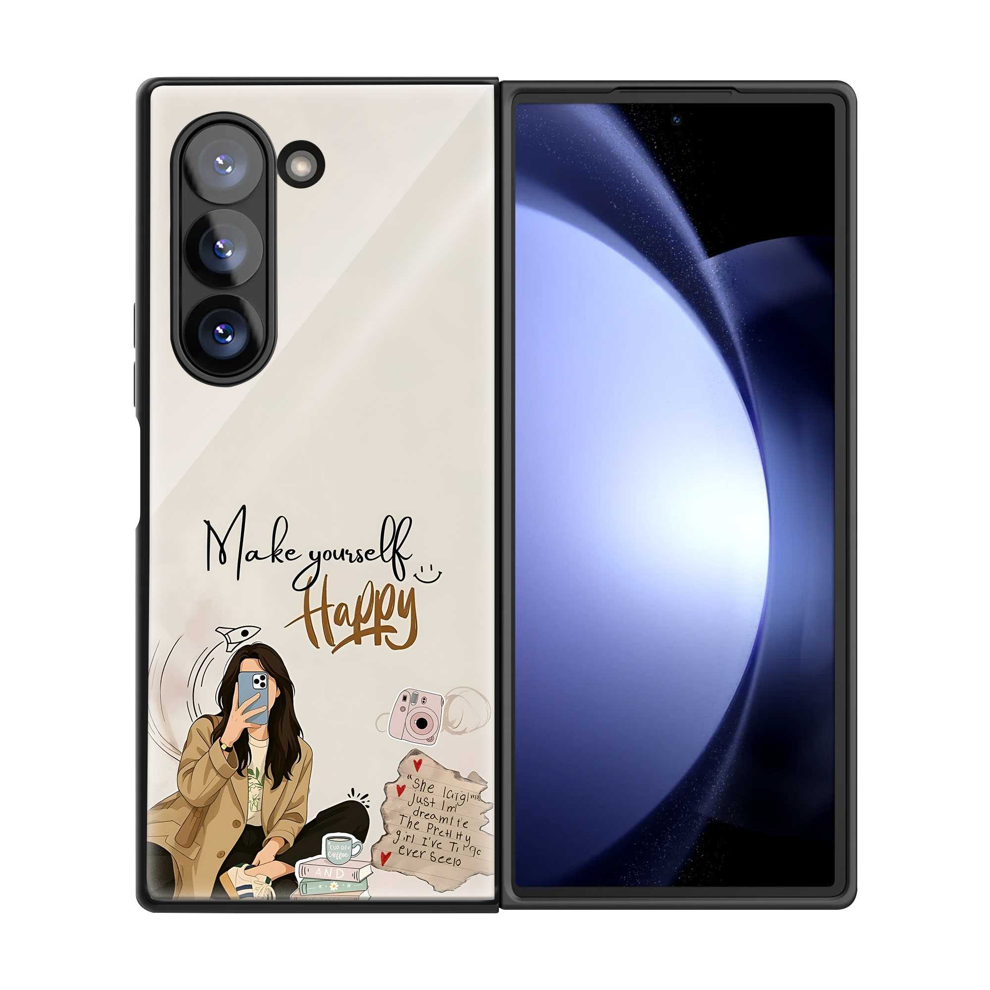 Smile First Samsung Z Fold Glass Case