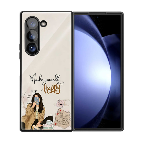 Smile First Samsung Z Fold Glass Case