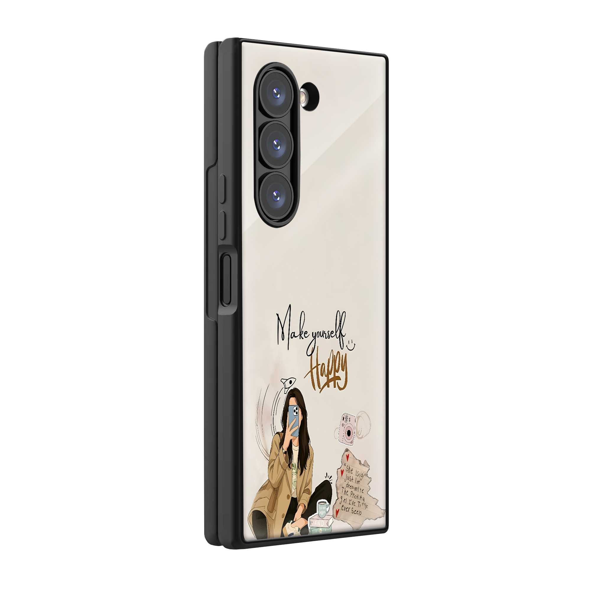 Smile First Samsung Z Fold Glass Case