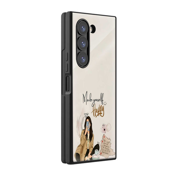 Smile First Samsung Z Fold Glass Case