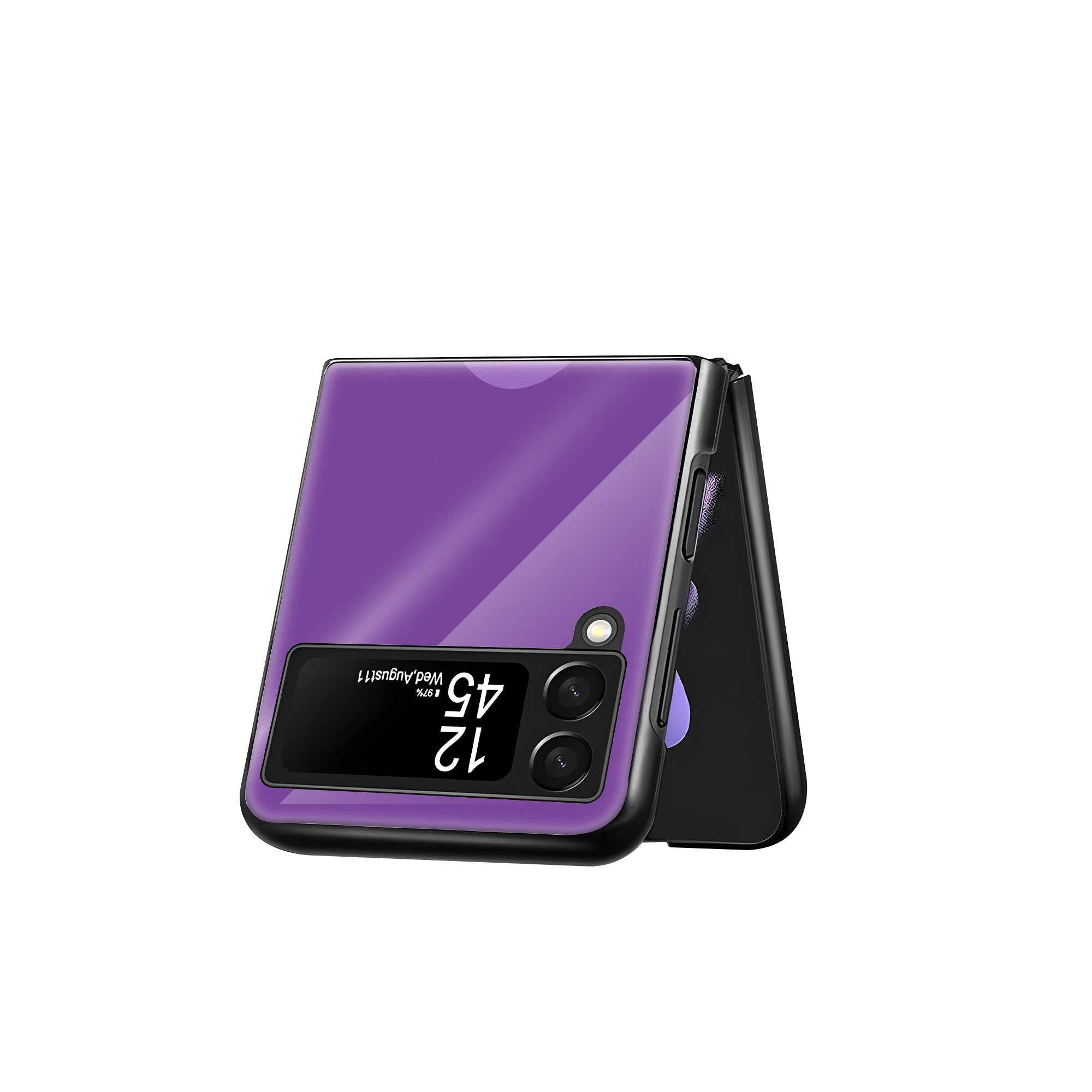 Smiley Aura Samsung Z Flip Glass Case